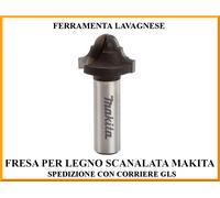 Frese profilate per rifilo e smusso due taglienti per legno originali makita