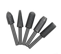 Frese Rotative 5Pcs Acciaio Temprato 6mm Gambo | Acciaio temprato, gambo 6mm, per metallo plastica, set 5 , uso con elettroutensili