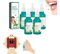 Fresh Breath Oral Care Essence, Freshening Drops For Adults Keep Yourt (5pcs)