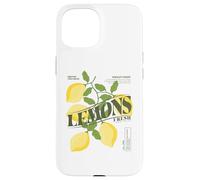 Fresh Citrus Lemon Fruit Amalfi Coast Italy Capri Lemons Custodia per iPhone 15