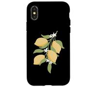 Fresh Citrus Lemon Fruit Amalfi Coast Italy Capri Lemons Custodia per iPhone X/XS
