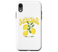 Fresh Citrus Lemon Fruit Amalfi Coast Italy Capri Lemons Custodia per iPhone XR