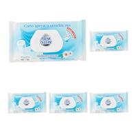 Fresh & Clean - Carta Igienica Umidificata, Azione Emolliente e Lenitiva, Igiene Intima e Sicura a Casa e Fuori, 48 pezzi (Confezione da 5)