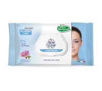 Fresh & Clean - Salviettine Struccanti, Pelli Normali, con Acido Ialuronico, Tessuto 100% Origine Naturale, Senza Alcool e Oli minerali, 48 pezzi
