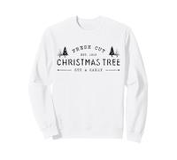 Fresh Cut Christmas Tree, Pine Retro Vintage Graphic Xmas Felpa