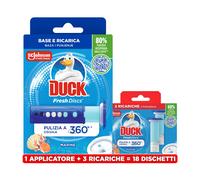 Fresh Discs Detergente Bagno con Applicatore Dischi Gel Igienizzanti WC Profumo