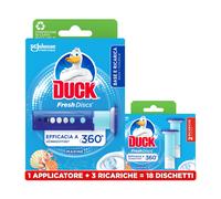 Fresh Discs Detergente Bagno con Applicatore Dischi Gel Igienizzanti WC Profumo