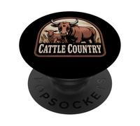 Fresh Farm Milk Dairy Cow Calf Animal Cattle Farmer PopSockets PopGrip Adesivo