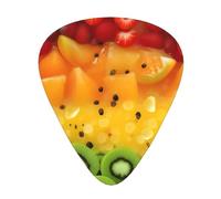 Fresh Fruit - Set di 12 plettri per chitarra, con 3 spessori di plettri per chitarre acustiche, ukulele e molto altro ancora.