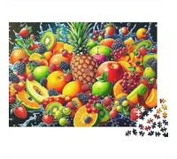 Fresh Fruit Splash Puzzle 1000 Pezzi Cartone Resistente Per Adulti & Bambini 12+, Puzzle Antistress, Decorazione Murale, Relax Definitivo Per Tempo Familiare 52x38cm/1000pcs