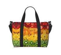 Fresh Fruit Travel Duffle Bag-Lightweight Carry On Weekender per uomini e donne, borsa impermeabile per la notte per palestra gite nel fine settimana