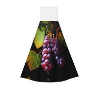 Fresh Grapes - Asciugamano portatile appendibile, asciugamano da cucina super assorbente, asciugamano da cucina per bambini e adulti