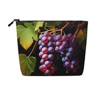 Fresh Grapes, borsa da toilette e cosmetici da donna, borsa unisex per articoli da toeletta, borsa per la cura personale