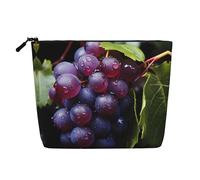 Fresh Grapes, borsa da toilette e cosmetici da donna, borsa unisex per articoli da toeletta, borsa per la cura personale