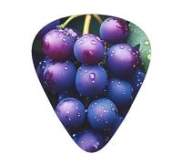 Fresh Grapes, set regalo di plettri per chitarra, lisci e resistenti, per chitarra acustica, elettrica e basso, regalo perfetto per gli amanti della chitarra e i musicisti