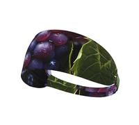 Fresh Grapes Sport all'aria aperta Assorbe il sudore fascia, Fitness Sport Yoga Ciclismo fascia, Sport Fascia elastica,