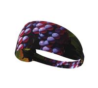 Fresh Grapes Sport all'aria aperta Assorbe il sudore fascia, Fitness Sport Yoga Ciclismo fascia, Sport Fascia elastica,