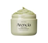 Arencia Detergente per il viso coreano al riso Mochi, maschera per il viso, detergente schiumogeno, scrub delicato tutto in uno, pulizia profonda, idratante, minimizzazione dei pori, rimozione dei