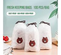 Fresh Keeping Bags, Reusable Elastic Food Storage Covers, Plastic Sealing Bags Food Cover, Elastic Stretch Adjustable Bowl Lids, Universal Kitchen Wrap Seal Fresh Keeping Caps