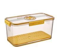Fresh Keeping Containers - Time Marked Bread Storage Box | Clear Sealed Organizer with Drain Mat for Kitchen, Fridge, and Pantry | Durable Airtight Holder for Loaves, Pastries, Rolls, and Homemade