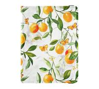 Fresh Kumquat - Portafoglio per passaporto e carte di vaccino, per documenti di viaggio, organizer per passaporto, impermeabile, essenziale da viaggio