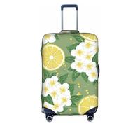 Fresh Lemon - Custodia protettiva per trolley da viaggio d'affari, alla moda, 45-81 cm, bianco, L