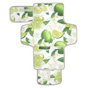 Fresh Lime Fruit Bianco Riutilizzabile Fasciatoio Pad con Tasca in Tessuto Pannolino Fasciatoio Fasciatoio Fasciatoio Bambino Travel Station Kit cambiador de pa?ales para Bebes