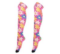 Fresh Little Flowers Pesca Donne Over-The-Knee Calze Anti-Hook Extra Lungo Ginocchio Calze per Modelli Ginocchio alti scaldamuscoli per Matrimoni medias para pantalones de mujer 1 paio