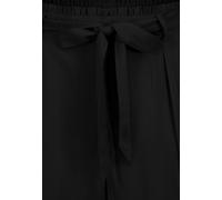 Fresh Made Damen Pantaloncini Bermuda Palazzo con Cintura Elasticizzata