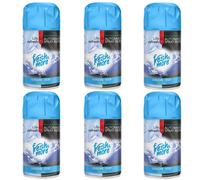 6x fresh & more Deodorante per Ambienti Ricarica Geruchs-Stop 250ml