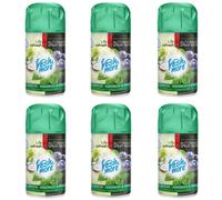 6x fresh & more Deodoranti Aria Ricarica Frutti di Bosco Kokosnuss&minze 250ml