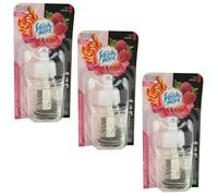 fresh & more LAMPONE - ROSA & CARAMELLA 3 x 19ml per Air Wick Diffusore A Spina