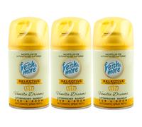 fresh & more Ricarica Spray Automatica VANIGLIA SOGNI 3 x 250ml Ambiente