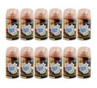 fresh & more Spray Profumato Automatico Cocco Mandorla Ciliegia 12 x 250 ml