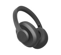 Fresh 'n Rebel Clam Blaze Cuffie Bluetooth Over Ear con 80 ore di Riproduzione, con Microfono ENC, Cancellazione del Rumore del vento, Senza fili, Ricarica rapida, Controllo a pulsante (Nero)