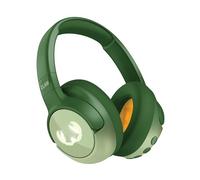 Fresh 'n Rebel Clam Junior, Cuffie Bluetooth per Bambini con Cancellazione Attiva del Rumore, suono sicuro (<85dB), Cavo audio e Adesivi inclusi, Effetti LED. 60 ore di riproduzione (Lucky Lizzard)