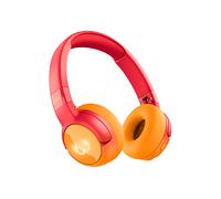 Fresh 'n Rebel Code Junior, Cuffie Bluetooth Senza Fili per Bambini, suono sicuro (<85dB), Adesivo inclusi, Collegare due cuffie, Effetti LED. 48 ore di riproduzione (Funny Fox)