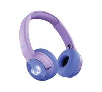 Fresh 'n Rebel Code Junior, Cuffie Bluetooth Senza Fili per Bambini, suono sicuro (<85dB), Adesivo inclusi, Collegare due cuffie, Effetti LED. 48 ore di riproduzione (Groovy Galaxy)