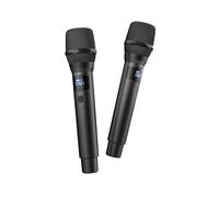 Fresh 'n Rebel Microfono Wireless set - 2 Microfoni Bluetooth per Karaoke e Cantare - Suono di Alta Qualità - 25h di autonomia ricaricabile- Per Cassa Party - Connessione 2,4GHz Stabile - Plug & Play
