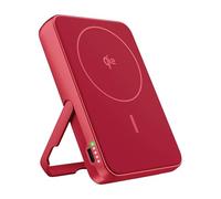 Fresh 'n Rebel Power Bank Magnetico Wireless 10000mAh - Compatibile con MagSafe - Qi2 - Ricarica Rapida 15W - Caricatore Portatile per iPhone 17/16/15/14/13/12 & Dispositivi Android Qi (Berry Red)