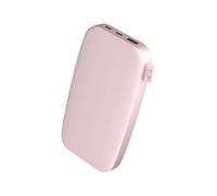 Fresh 'n Rebel Powerbank - USB-C in & out - Ricarica rapida (Fast Charge 20W) - 6 funzioni di sicurezza - Batteria esterna portatile per iPhone e Android (Smokey Pink, 18000 mAh)