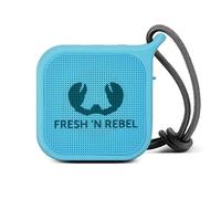Fresh ‘n Rebel Speaker Bluetooth Rockbox Pebble Sky| Altoparlante portatile wireless e splash / resistente agli schizzi / bassi profondi con 5 ore di autonomia, vivavoce, azzurro