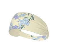 Fresh Orchids Outdoor Sports Sweat-Absorbing Headband, Fitness Sport Yoga Ciclismo Fascia Fascia elastica Sport