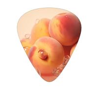 Fresh Peach, set di plettri per chitarra, 3 diversi spessori, 12 pezzi per una varietà di strumenti