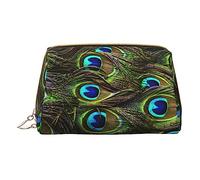 Fresh Peacock Makeup Organizer, Travel -Friendly Toiletry Pouch per cosmetici, cura della pelle, accessori, bianco, Taglia unica, Beauty case