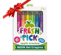 Fresh Pick Apple Scented Neon Gel Crayons