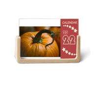 Fresh Pumpkin Picture Nature Photograph 2022 Calendario da tavolo Planner 12 mesi
