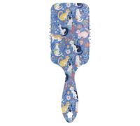 Fresh Spring Colorful Cats antistatico spazzole per capelli per le donne nere Progettato testa massaggiatore cuoio capelluto per asciugare con manico ergonomico cepillo para cabello de mujer