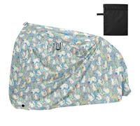 Fresh Spring Colorful Cats Coperture impermeabili per bici con fori di bloccaggio Indoor Outdoor Storage Road Bike Cover Adatto per la maggior parte delle protezioni para