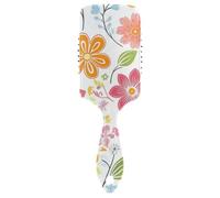 Fresh Spring Semplice fiori colorati spazzola per capelli delicata per capelli fini Progettato massaggiatore testa per capelli ricci con manico ergonomico cepillo para cabello rizado